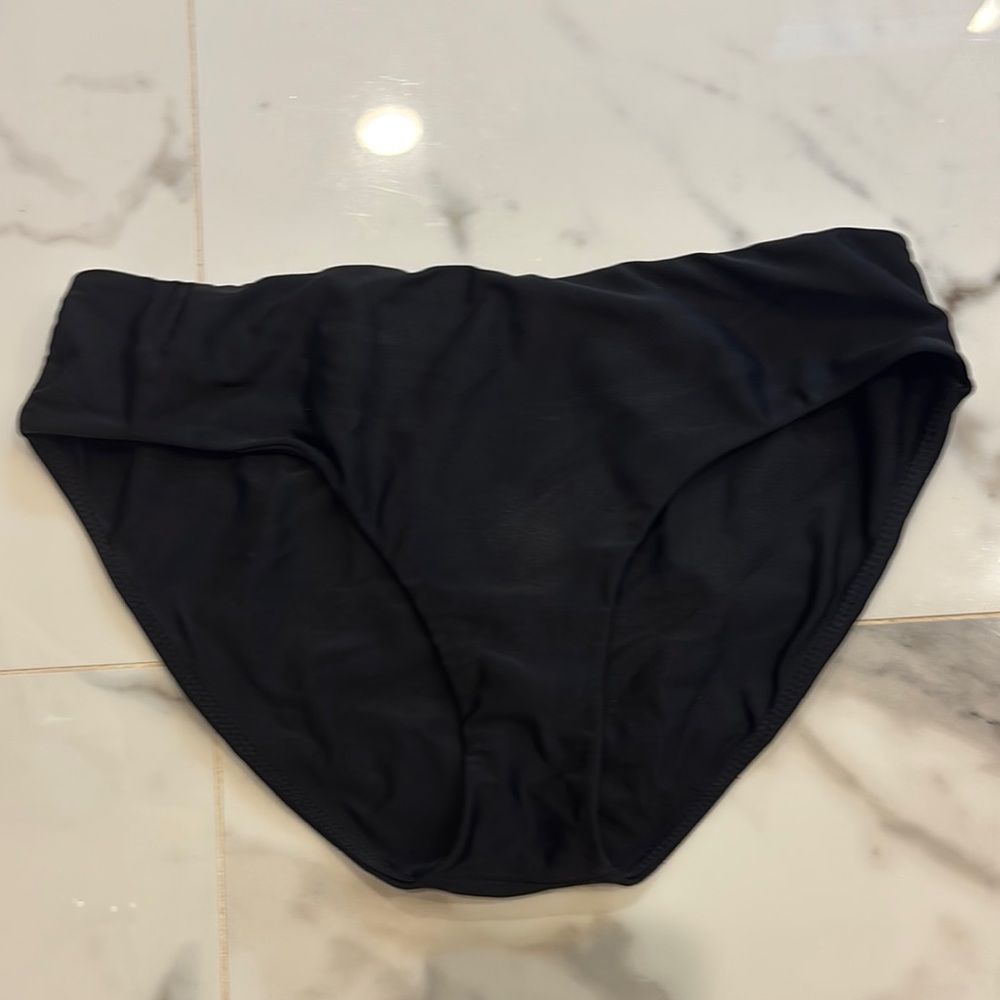Mikoh Black Bikini Cruz Bottom, M